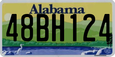 AL license plate 48BH124