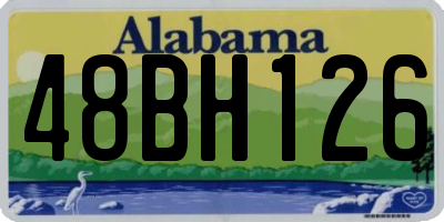 AL license plate 48BH126