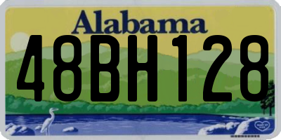 AL license plate 48BH128