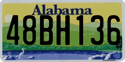 AL license plate 48BH136