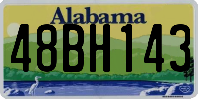 AL license plate 48BH143