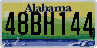 AL license plate 48BH144
