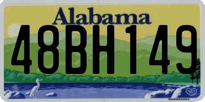 AL license plate 48BH149
