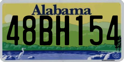 AL license plate 48BH154