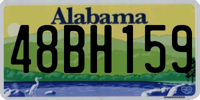 AL license plate 48BH159