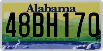 AL license plate 48BH170