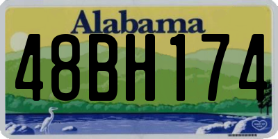 AL license plate 48BH174