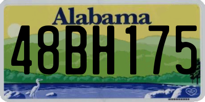 AL license plate 48BH175