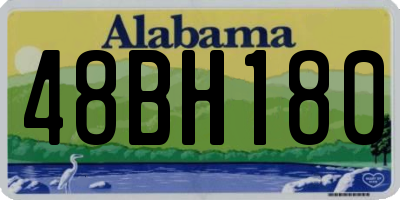 AL license plate 48BH180
