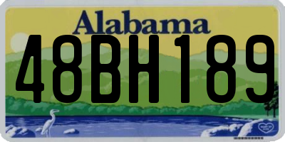 AL license plate 48BH189