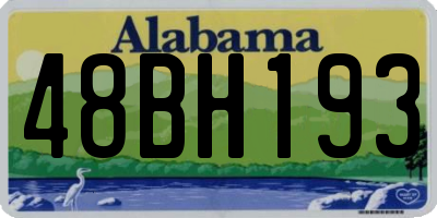 AL license plate 48BH193
