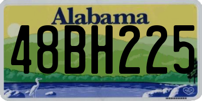 AL license plate 48BH225