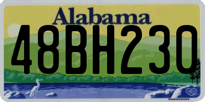 AL license plate 48BH230