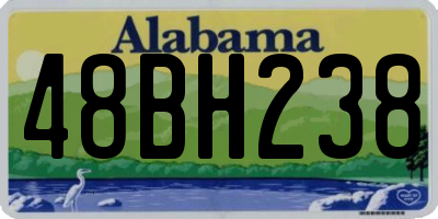 AL license plate 48BH238