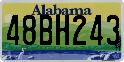 AL license plate 48BH243