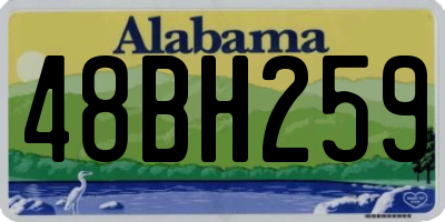 AL license plate 48BH259