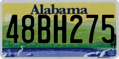 AL license plate 48BH275