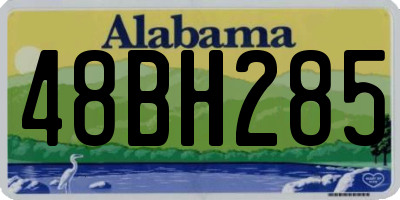 AL license plate 48BH285