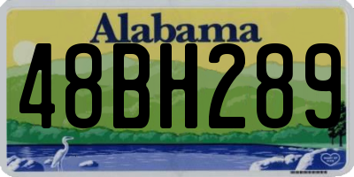 AL license plate 48BH289