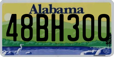 AL license plate 48BH300