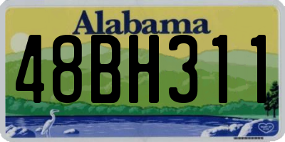 AL license plate 48BH311