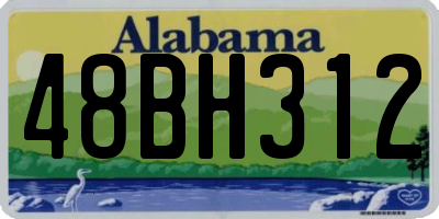 AL license plate 48BH312