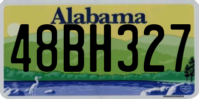 AL license plate 48BH327