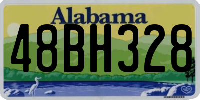 AL license plate 48BH328