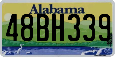 AL license plate 48BH339