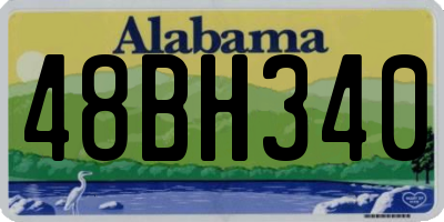 AL license plate 48BH340