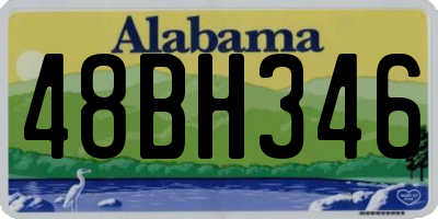 AL license plate 48BH346