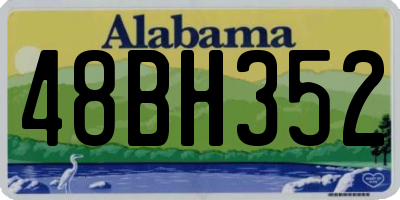 AL license plate 48BH352