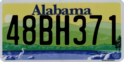 AL license plate 48BH371