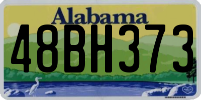 AL license plate 48BH373