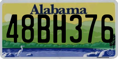 AL license plate 48BH376