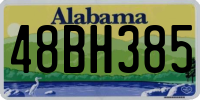 AL license plate 48BH385