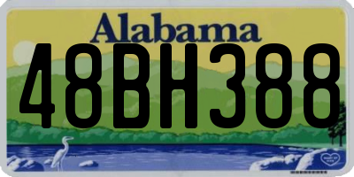 AL license plate 48BH388