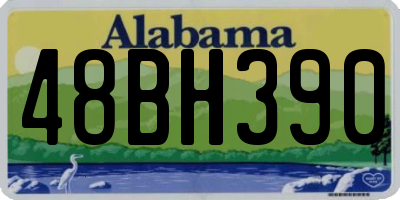 AL license plate 48BH390