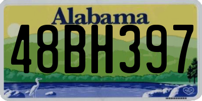AL license plate 48BH397