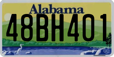 AL license plate 48BH401