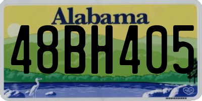 AL license plate 48BH405