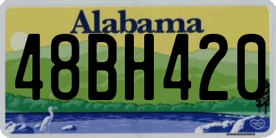 AL license plate 48BH420