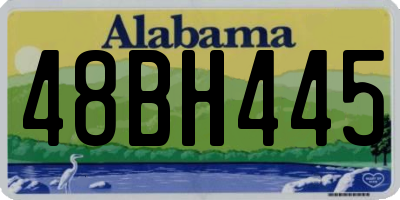 AL license plate 48BH445
