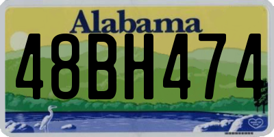 AL license plate 48BH474