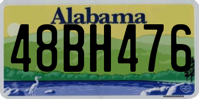 AL license plate 48BH476
