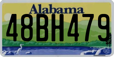 AL license plate 48BH479