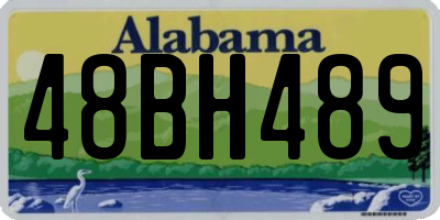 AL license plate 48BH489