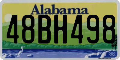 AL license plate 48BH498