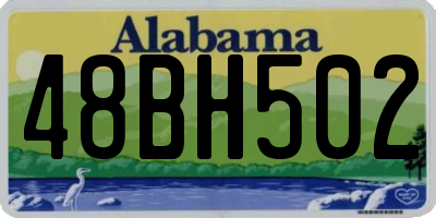 AL license plate 48BH502