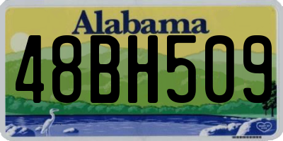 AL license plate 48BH509
